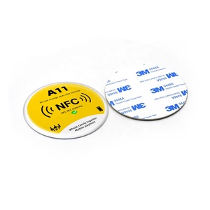 Etiqueta de menú NFC de código QR de material de PVC impermeable para menú NFC de restaurante - Product Image 4