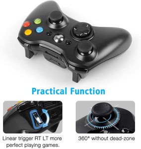 Kablosuz denetleyici ile uyumlu Xbox 360, 2.4GHZ oyun denetleyicisi Gamepad Joystick ile uyumlu Xbox ve İnce 360 - Product Image 6