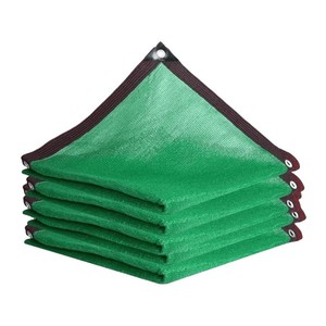 Retino per parasole in HDPE verde transfrontaliero con bordo perforato addensato addensato balcone cortile piscina isolamento termico sole - Product Image 6