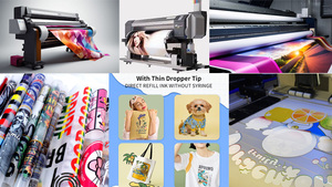 Yazıcı t-shirt & PET Film için yüksek kalite 1000ml DTF mürekkep DTF süreci mürekkep için Epson Pigment ısı Transfer mürekkebi ile uyumlu