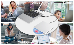 便携式超薄多功能USB 3.0光驱光盘RW适用于笔记本电脑外部DVD驱动器，提高功能 - Product Image 5