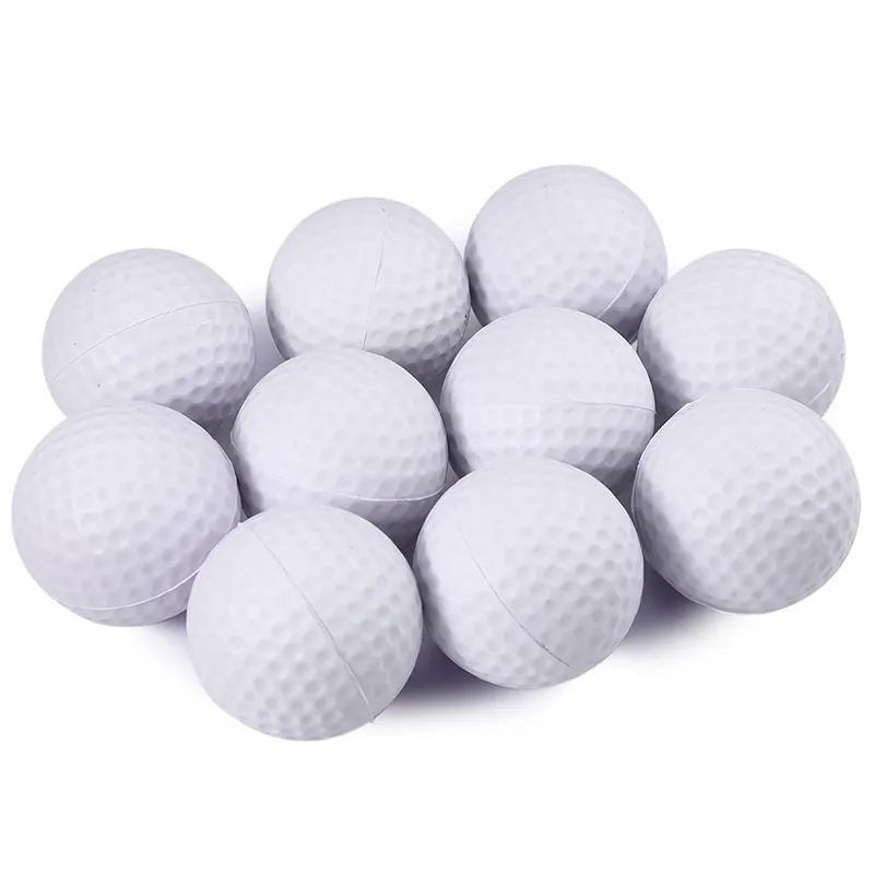 Açık Golf topu beyaz dayanıklı yüksek kaliteli yumuşak top spor eğitimi profesyonel kapalı Golf topları