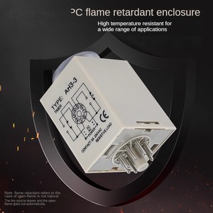 Time Relay AH3-3 Power-on Delay <strong>Timer</strong> AC220/DC24V Time Controller - Product Image 5