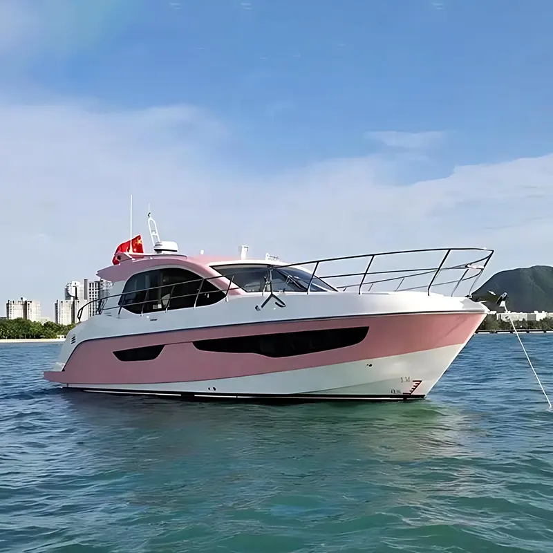 Nieuwste Ontwerp 11.44M/38ft Glasvezel Vissersboot Jacht Luxe Schepen Boot Te Koop