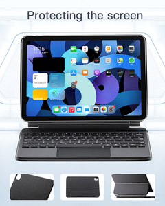 Teclado de trackpad mágico inteligente retroiluminado inalámbrico portátil para tableta iPad 9,7 iPad 10,2-12,9 IOS Apple Mac Android Windows - Product Image 3
