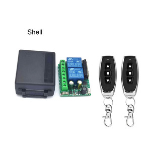 AC220V 2CH 10A 433MHz ก้านโยกมอเตอร์สวิทช์ไฟเครื่องส่งสัญญาณ433MHz สวิตช์ควบคุมระยะไกลไร้สาย - Product Image 2
