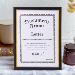 Nhãn hiệu riêng 8.5x11 ''A4 tài liệu hình ảnh khung ảnh giấy chứng nhận khung nhựa khung ảnh cho trang trí nội thất - Product Image 4