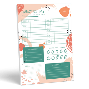 New Design 6''*9'' Daily Planner Grocery to Do List Fancy <strong>Memo</strong> <strong>Writing</strong> <strong>Notepad</strong> Custom Logo Note Pad Printing - Product Image 3