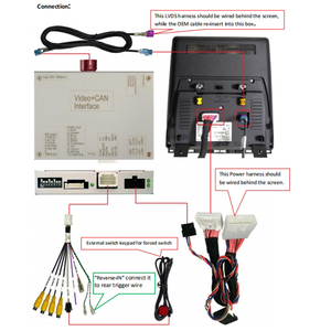 Car Multimedia Video Integration Interface Decoder for Renault Easy Link System 2020 Front View <strong>Backup</strong> <strong>Camera</strong> with <strong>Dynamic</strong> Lines - Product Image 5