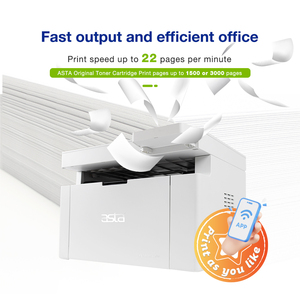 ASTA A4 เลเซอร์เครื่องพิมพ์ MF P1022n W Copy Scanner สีดำสีขาว 22ppm 600DPI ขนาดเล็ก 3 in 1 ไร้สายพิมพ์การพิมพ์ - Product Image 3