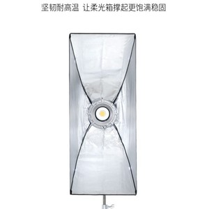 鲍恩斯安装矩形软盒4角长条光修改器，用于工作室闪光和填充光软扩散面板