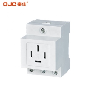 QJC AC-30 Din ray 10A 16A 2 fiş modüler soket - Product Image 6