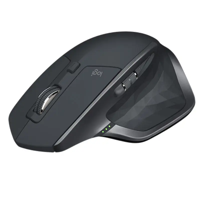 Logitech-ratón inalámbrico MX Master 2S para oficina, mano derecha con receptor 2,4G