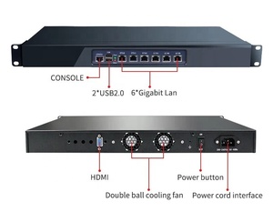 Firewall Mikrotik PfSense VPN <strong>Network</strong> Security Appliance Router PC In-tel Core I3 3110M I5 3520M CPU 6xIn-tel Gigabit Lan - Product Image 5