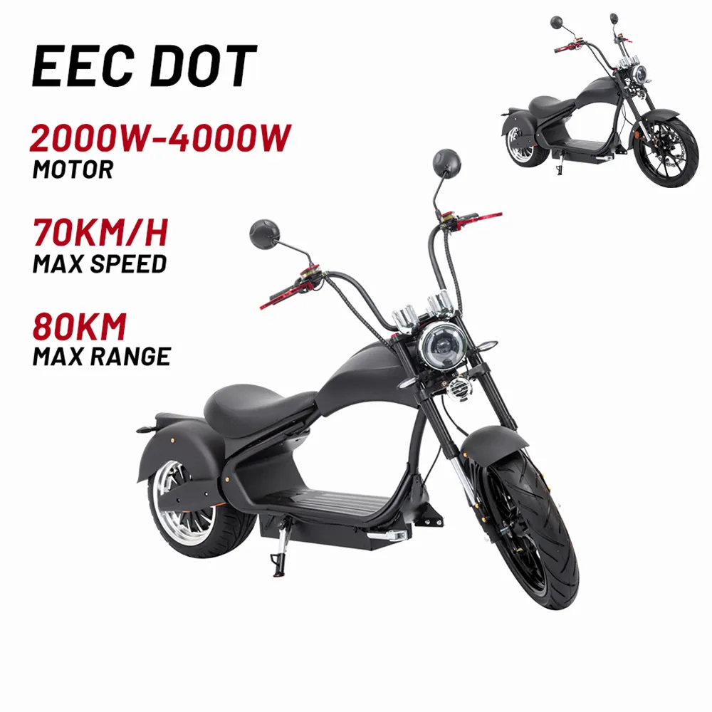 Склад ЕС Citycoco EEC COC Сертифицированный 45 км/ч измельчитель 3000 Вт 4000 Вт электрический скутер мотоцикл MH3