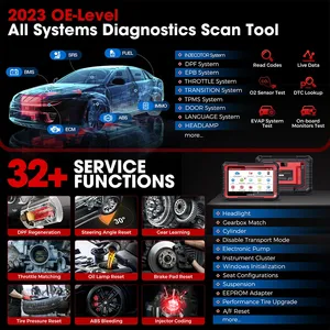 LAUNCH X431 PRO ELITE CAN FD/DOIP Escáner de diagnóstico de coche Auto OBD OBD2 Lector de código Herramientas Control bidireccional Codificación ECU - Product Image 3