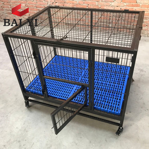 מתכת שתי כלובי שכבות עבור כלבים xl, xxxxxl, xxxxl