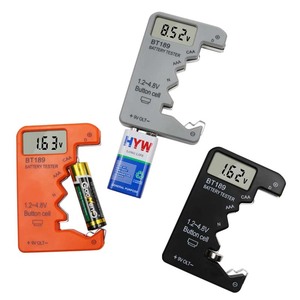 เครื่องทดสอบแบตเตอรี่ดิจิตอลขนาด AA/AAA/9V/1.5V เครื่องมือวินิจฉัยเครื่องทดสอบความจุของแบตเตอรี่2024 BT189 - Product Image 2