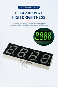 0,52-Zoll 7-Segment-Digitalanzeige 4-stellige LED mit hochwertiger, super heller, grüner Farbe für elektrische Produkte - Product Image 3