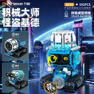 Technische intelligente 3-in-1-Roboter APP Fernbedienung Ziegel Bausteine Programmierung Spielzeug für Kinder Junge Geschenk pädagogisch 8059 - Product Image 3
