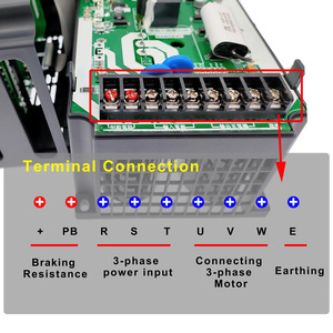 VFD frekans dönüştürücü frekans çevirici 0.75 1.5 2.2kw 220V tek fazlı 380V 3 fazlı İnvertörler ve dönüştürücüler - Product Image 6