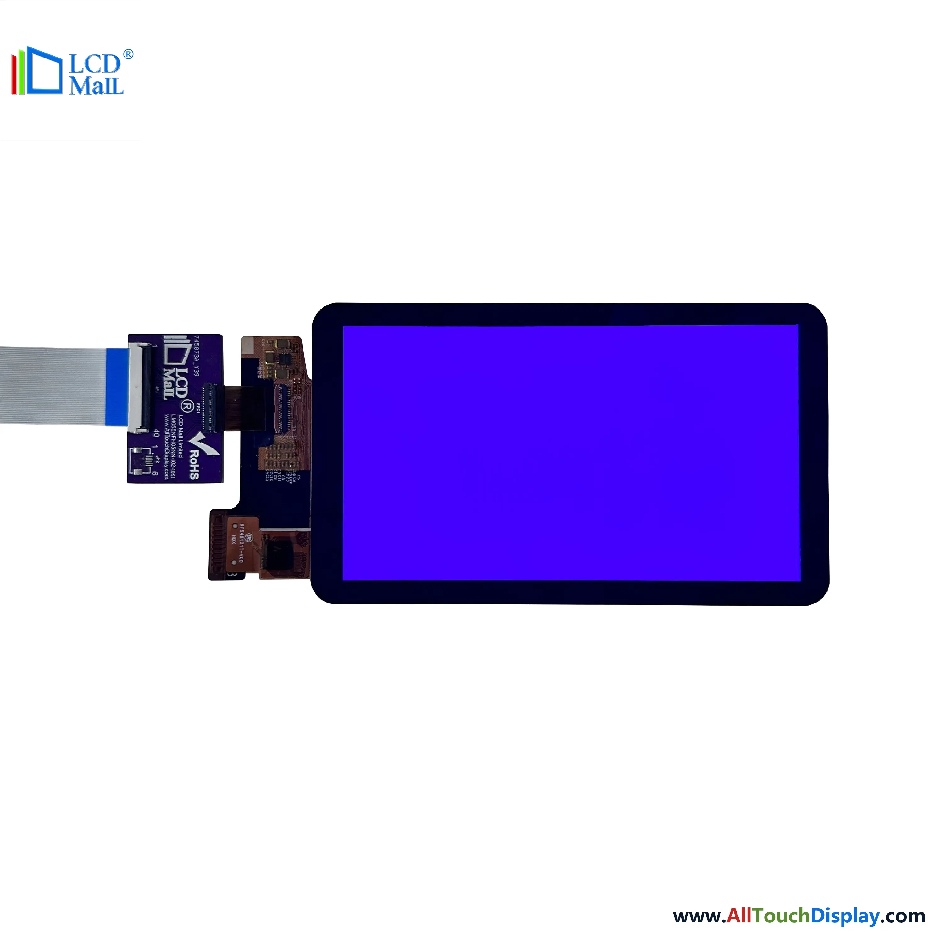 Pantalla LCD AMOLED FHD de 5,5 pulgadas con protección de cubierta de interfaz Oncell Touch Mipi para teléfono móvil