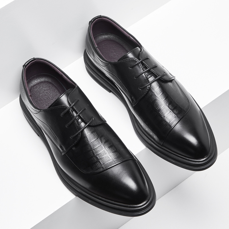 Stylish High End Premium leather Fashionable Casual Dress Less Up Shoe For Men Brown S219-3532 (STOCK ITEM) 14 PRISTINE