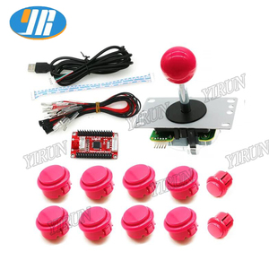 Sanwa DIY Neo Geo <strong>Arcade</strong> Game Joystick Kit <strong>USB</strong> <strong>Controller</strong> with <strong>Raspberry</strong> <strong>Pi</strong> PC360 Android Zero Delay Board Coin Pusher Amusement