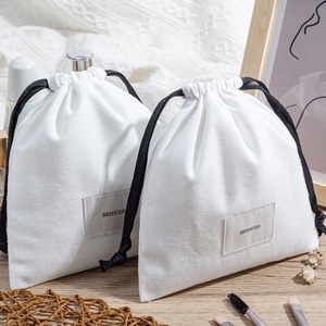 Custom <strong>Canvas</strong> <strong>Drawstring</strong> <strong>Pouch</strong> Customized logo Organic Cotton Fine Cloth <strong>Canvas</strong> <strong>Drawstring</strong> Dust Proof Bag Recyclable Bag - Product Image 2