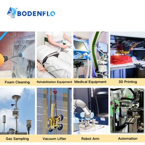 Bodenflo Mini compressore d'aria a pistone 7bar pompa pressione 45LPM con motore 24V BLDC PWM FG personalizzato OEM macchina di pulizia portatile