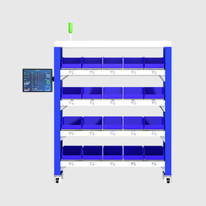 نظام رفوف معدني متعدد الطبقات من أولودا مع تقنية RFID لإدارة المخزون الرقمي في المستودعات بدون عمال ضمن حلول إنترنت الأشياء - Product Image 1