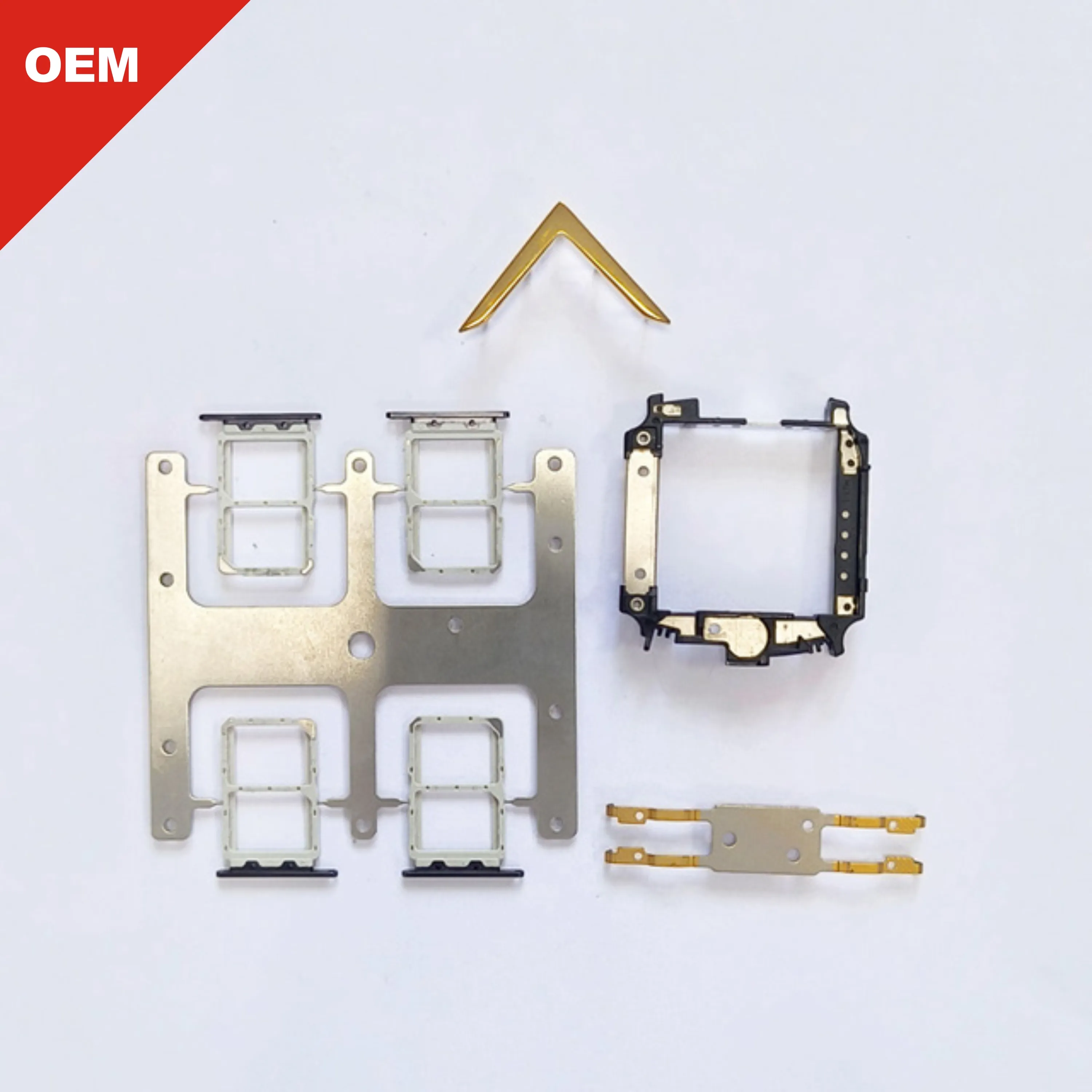 SIM kart tutucu yüksek kalite özel işleme hassas parçalar Metal parçalar sac yumruk şekillendirme fabrikada özelleştirmek