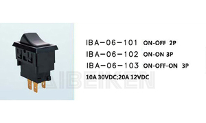 2p veya 3p 20A otomotiv anahtarı 10A 30VDC kapalı 20A otomatik anahtarı - Product Image 2