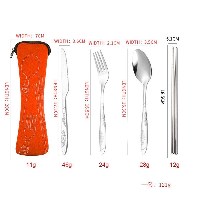 Orange 5-piece set