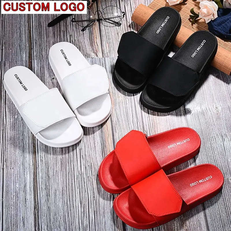 men's sandals original design sports sublimation slide sandals slippers men with customized logo