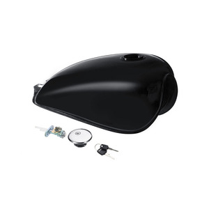 9L 2.4 Gal evrensel Cafe Racer motosiklet gaz yakıt tankı Retro Vintage yağ tankı ile kapatma başlığı Suzuki GN125 için tüm Model - Product Image 5