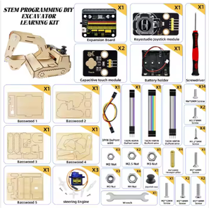 Keyevudio STEMプログラミングDIYショベル学習キットマイクロビットボード付きDIYアセンブリ木製スマートプロジェクトキット - Product Image 2