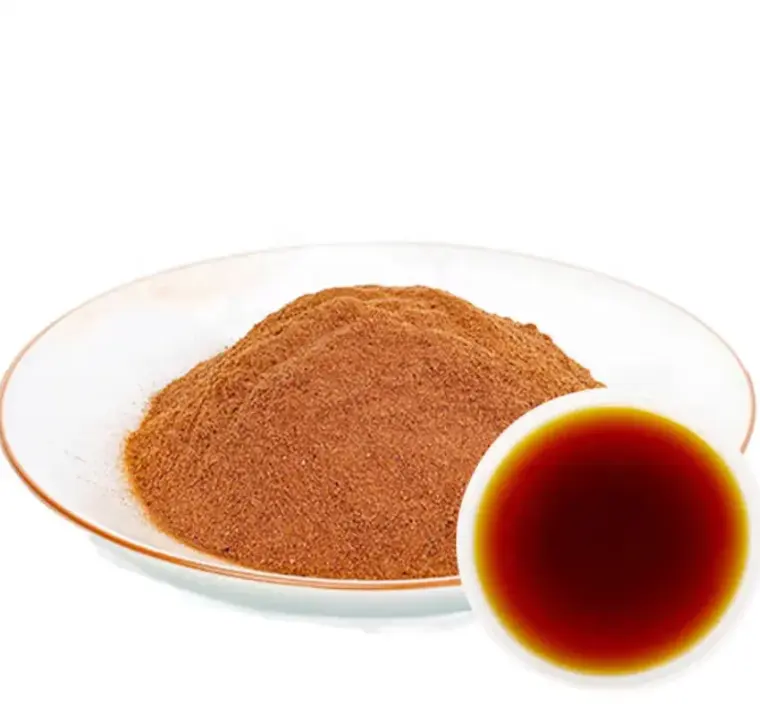 100 גרם סיטונאי סין נטול קפאין מיידי אבקת תה שחור תמצית מפעל אבקת קומבוצ'ה