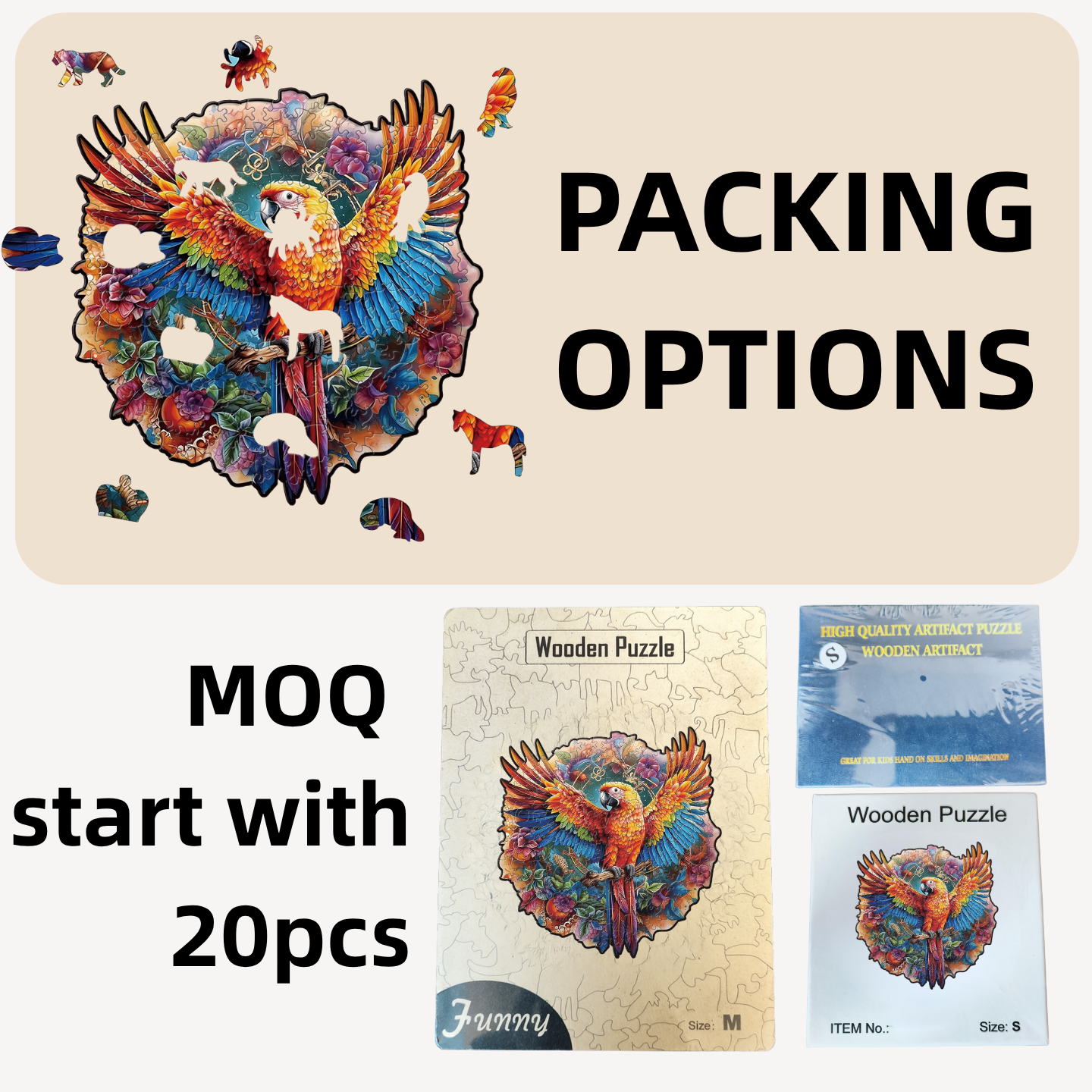 Animal Wooden Jigsaw Puzzles