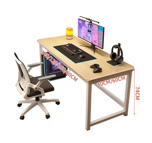 Simple Office Desk <strong>for</strong> Bedroom Use with Integrated Bookshelf Desktop <strong>Computer</strong> Desk with Chair - Product Image 6