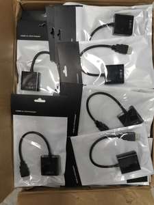 高质量高清1080P视频分配器和转换器MI至VGA适配器公母电缆数字模拟音频视频转换 - Product Image 5