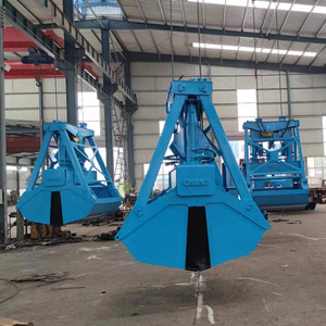 20m&sup3; Electric Remote Control Clamshell <strong>Grab</strong> for Coal Processing Double Rope <strong>Grab</strong> with Gear and Pump Core Components - Product Image 1