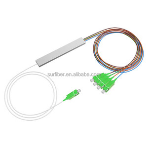 1X4 PlcスプリッターSC/APCコネクタ付きスチールチューブ付きPLCスプリッターモジュール1:4光ファイバースプリッターPlc 1*4ミニチューブ - Product Image 1