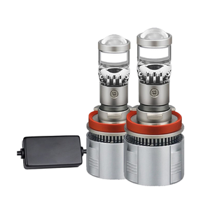 Mini Len LED A80 H4 ampul H7 H11 LED far düşük işın projektör 9005 HB3 9006 HB4 80W otomobiller ampul Conversion dönüşüm kiti - Product Image 1