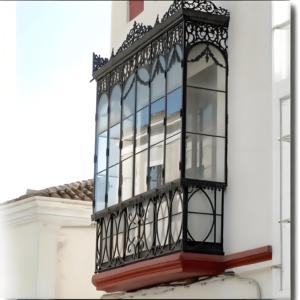 Ferforje defne pencere avrupa dövme zanaat özelleştirme balkon çit yeni ürün listeleme promosyon - Product Image 3