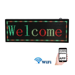 Pantalla LED Wifi inalámbrica para exteriores, señal de carácter de información Digital para tablero de mensajes de desplazamiento publicitario - Product Image 1