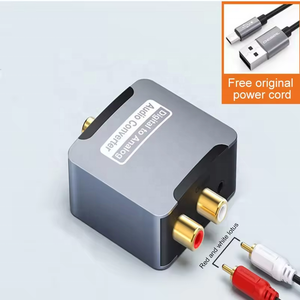SY 3,5mm Jack Fibra óptica coaxial Audio digital a analógico AUX RCA L/R Convertidor SPDIF Amplificador decodificador de audio digital - Product Image 2