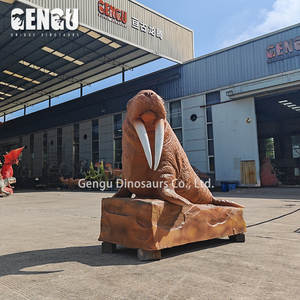 Hayat boyu Animatronic Walrus için müze/tema parkı | Uzaktan kumanda ile robotik Odobenidae | Su geçirmez tasarım | Özel siparişler - Product Image 1