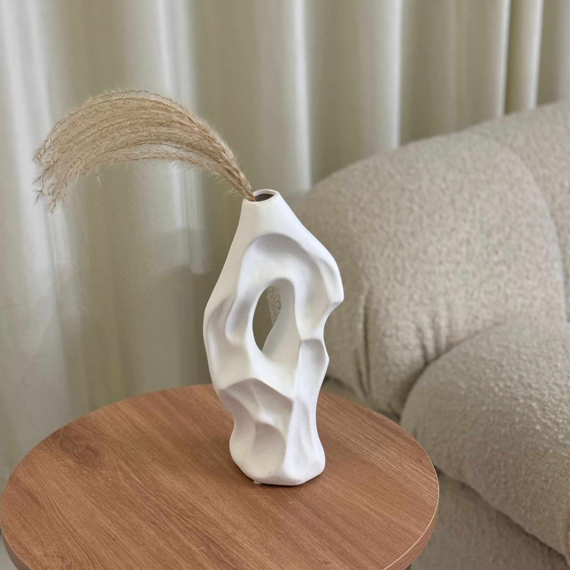 White Small Tree Head: 27cm High (Suitable for Desktop, Water-No