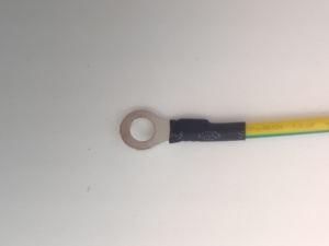 Tel kablo Ul1015 18awg kablo 20cm bağlantı hattı ile kalay bir ucu 2pin kadın fiş konnektörü M4 yuvarlak terminali - Product Image 6